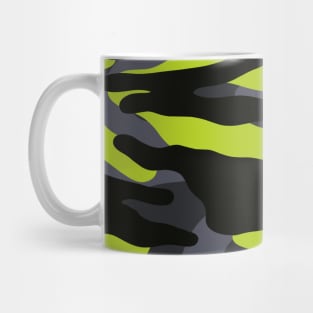 Green neon Camo Pattern Mug